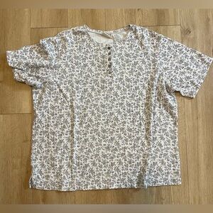 Classic Elements Floral Blouse Top Size 16W
